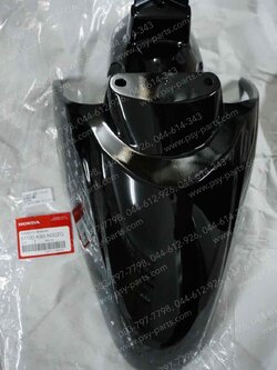 บังโคลนหน้า SCOOPY/17 แท้ๆ สีดำ (A35) 61100-K93-N00ZG 