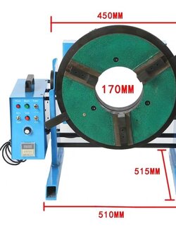 โต๊ะหมุนจับชิ้นงานเชื่อมBY-100 220V รับน้ำหนัก1-100กก