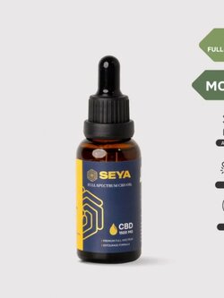 SEYA: เซย่า ฟูลสเป็คตรัม CBD ออยล์ ราคา: ขนาด 30ml = 1,799 บาท | ขนาด 5ml 499 บาท : Healthy Hut