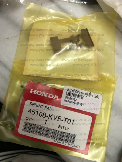 สปริงผ้าดิสก์เบรค SCOOPY-I, CLICK-I (ล้อหน้า), CLICK 125-I (ล้อหน้า), CLICK 150-I (ล้อหน้า) แท้ๆ 45108-KVB-T01 (ราคาต่อ 1 ชิ้น)