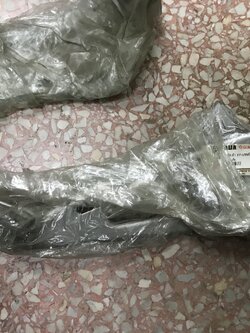 สเตย์พักเท้า ZR 120 แท้ๆ ขวา-บรอนซ์ 3SB-F7462-00-35 + สเตย์พักเท้า ZR 120 แท้ๆ ซ้าย-บรอนซ์ 3SB-F7452-00-35 