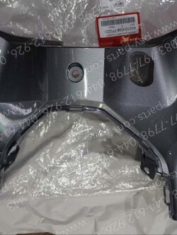 คอนโซลกลาง/บน WAVE 110-I/19 แท้ๆ สีเทา 262 (H43) 64310-K58-TF0ZD 