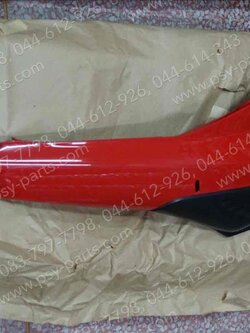 ฝาครอบข้างขวา TENA-ใหม่ แท้ๆ สีแดง 64410-KAN-630ZD