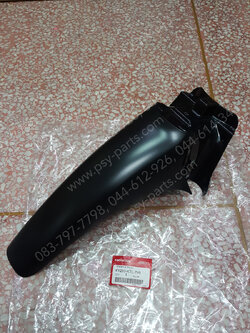 บังโคลนหน้า WAVE 100K, WAVE 100R แท้ๆ ท่อนหลัง-สีดำ 61200-KTL-740 