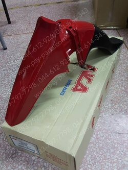 บังโคลนหน้า CRYSTAL (T) สีแดงสด 