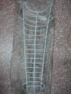 กันลาย JR 120 หุ้มพลาสติก สีขาว