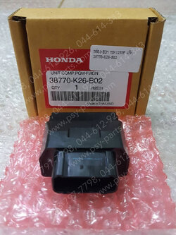 กล่อง ECM MSX 125SF แท้ๆ 38770-K26-B02 (ไม่เท่ากับรุ่นเก่า ตรวจสอบรุ่นก่อนสั่งซื้อ)