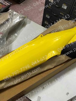 ฝาครอบข้างขวา NICE 125 แท้ๆ เหลือง (Y165) 64410-KPG-T00ZC