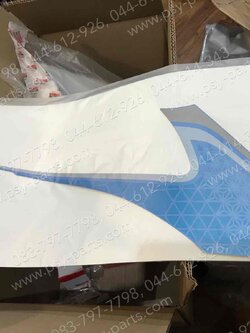 สติ๊กเกอร์ฝาครอบข้างขวา FINO 125 2016 แท้ๆ สีฟ้าด้าน BB9-F173Y-10 