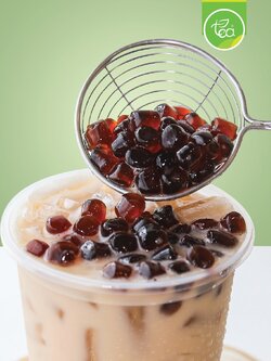 ช้อนสแตนเลส ตักไข่มุก ตักท็อปปิ้ง อุปกรณ์ร้านชานมไข่มุก ขนาด 6.5 cm บรรจุ 1 ชิ้น