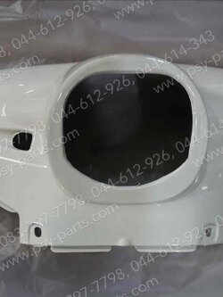 เสื้อไฟหน้าตัวล่าง Y 80MATE-U สีขาว