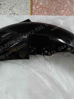 บังโคลนหน้า X 1 (T) สีดำ 