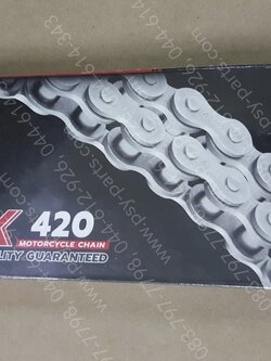 โซ่ล้อ 420-104 ข้อ (แท้พระอาทิตย์)