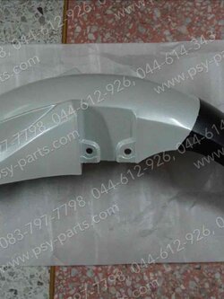 บังโคลนหน้า X 1 (T) สีขาวมุก (390) 