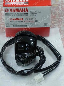 สวิทช์แฮนด์ FINO-I แท้ๆ ซ้าย-สีดำ 1YC-H3973-40