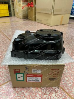 ฝาครอบแคร้งคลัทช์ WAVE 125-I/12 แท้ๆ สีดำ 11330-KYZ-T00