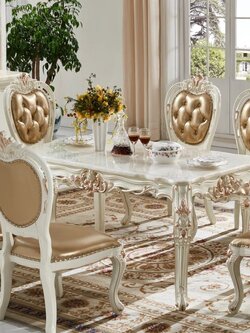 โต๊ะกินข้าวหลุยส์ โต๊ะทานข้าวหลุยส์ รุ่น DTL-03