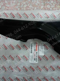 ฝาครอบข้างขวา-ล่าง M/SLAZ แท้ๆ สีดำเงา B48-F1721-00-P4 