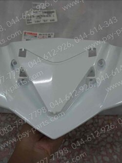 ฝาครอบแฮนด์-หน้า NOUVO 135 แท้ๆ สีขาว 5P0-F6143-00-P5