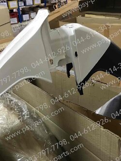 บังโคลนหน้า CRYSTAL (T) สีขาว