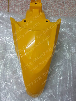 บังโคลนหน้า CLICK 125-I แท้ๆ สีเหลือง (Y216) 61100-KZR-600ZV