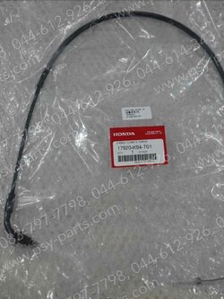 สายเร่งชุด CB 150R แท้ๆ (B) 17920-K94-T01 