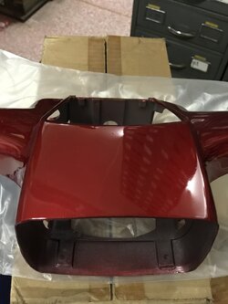 เสื้อไฟหน้าตัวบน FR-LOVE สีแดงบรอนซ์ (S1)