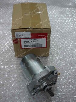 มอเตอร์สตาร์ทมือ WAVE 110-I, DREAM 110-I (DREAM SUPER CUB) แท้ๆ ชุดใหญ่ 31210-KZV-T11, 31210-KWW-712