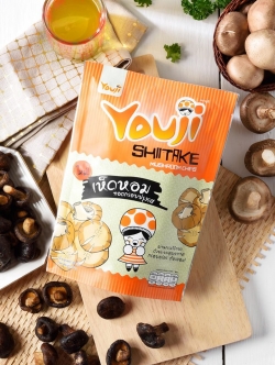 เห็ดหอมทอดกรอบปรุงรส Youji : Healthy Hut