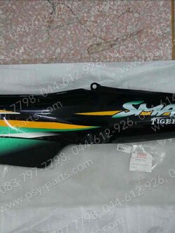 ฝาครอบข้างซ้าย SMART แท้ๆ สีดำ/ฟ้า A4090V051-DB3