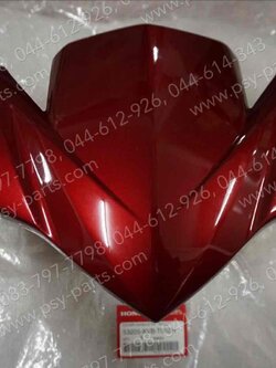 ฝาครอบแฮนด์-หน้า CLICK-I แท้ๆ สีแดงเข้ม (R326) 53205-KVB-T00ZH 