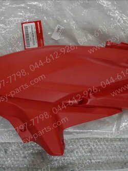 ฝาครอบข้างซ้าย-ตัวใน CLICK 125-I แท้ๆ สีแดง 83620-KZR-600ZA 