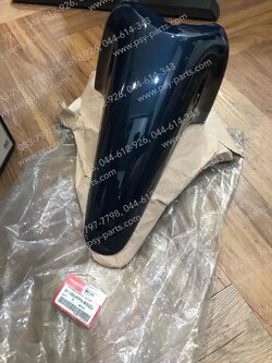 บังโคลนหน้า WAVE 125 แท้ๆ สีเขียว (B173) 61100-KPH-900ZJ