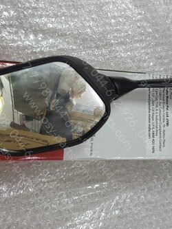 กระจกส่องหลัง R 15/NEW แท้ๆ ซ้าย-สีดำ BK7-F6280-00