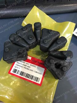 ยางกันกระชาก CBR 500, CB 500X, REBEL เกรด OEM ( 1 ชุดมี 4 ตัว) 