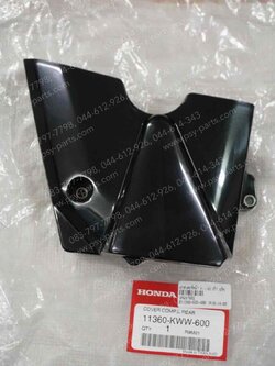 ฝาสเตอร์หน้า WAVE 110-I (สตาร์ทเท้า) แท้ๆ 11360-KWW-600 