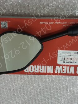 กระจกส่องหลัง AEROX แท้ๆ ซ้าย BF6-F6280-00, BF6-F6280-01