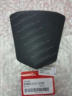 ฝาปิดถังน้ำมัน PCX 160 แท้ๆ สีดำด้าน 64405-K1Z-J10ZA