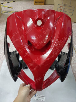 บังลม NOUVO MX แท้ๆ สีแดง/สีดำเงา 1P7-F8311-10-7X 