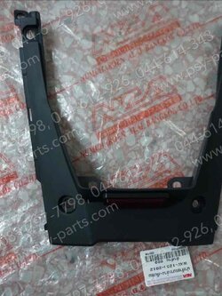 ฝาปิดท้ายเบาะ WAVE 125-I/12 (T) ล่าง สีดำด้าน + ทับทิม 