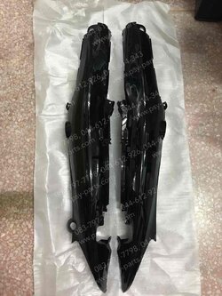 ฝาครอบข้างซ้าย-ขวา X 1 (T) สีดำเงา (33) 