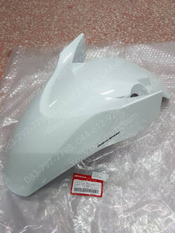 บังโคลนหน้า PCX 160 แท้ๆ สีขาวใหม่ (B61) 61000-K1Z-T00ZC
