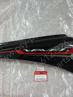 ฝาครอบข้างขวา WAVE 110-I/21 แท้ๆ (ดิสก์เบรค) สีดำ/สติ๊กเกอร์สีแดง 64600-K2J-T10ZF