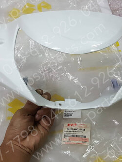 เสื้อไฟหน้าตัวหน้า STEP (ดิสก์เบรคใหม่) แท้ๆ สีขาว 56311-46G31-425 