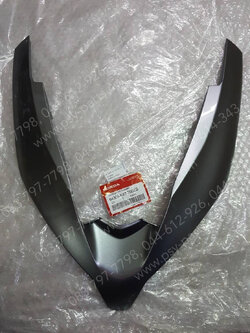 ฝาครอบไฟหน้า-บน PCX 150/18 แท้ๆ สีเทา (NHB99) 64305-K97-T00ZB