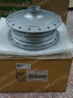 ดุมล้อหน้า KAZE, KAZE 125 ดรัมเบรค แท้ๆ สีบรอนซ์ 41038-1357