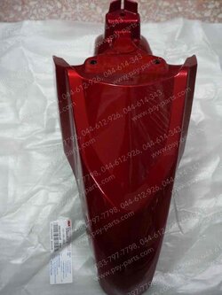 บังโคลนหน้า CLICK 125-I (T) สีแดง (R340) 