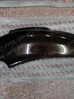 ฝาครอบข้างซ้าย FINO แท้ๆ สีน้ำตาล 4D0-F1711-00-P6 