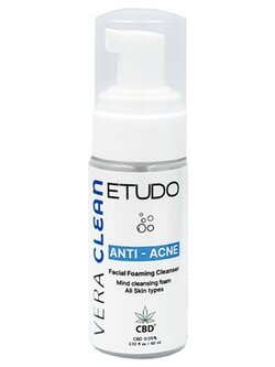 ETUDO Anti-acne Facial Foaming Cleanser plus CBD โฟมล้างหน้าผสม CBD เนื้อนุ่ม ลดทุกสิว ขนาด 60 มล ราคา 299 บาท : Healthy Hut