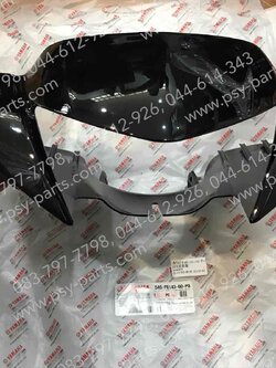 เสื้อไฟหน้าตัวหน้า MIO 115-I แท้ๆ สีดำเงา 54S-F6143-00-P0 